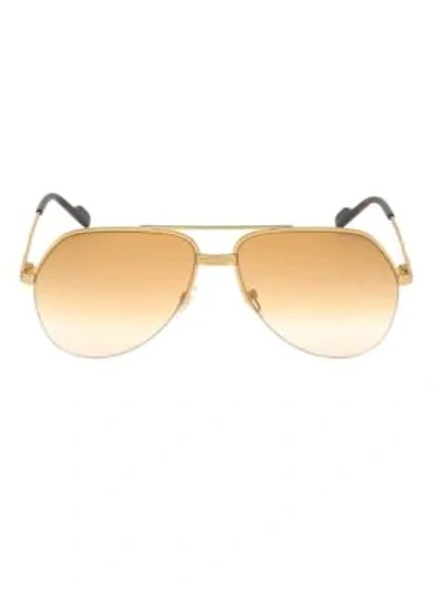 Shop Tom Ford Wilder 62mm Metal Aviator Sunglasses In Brown