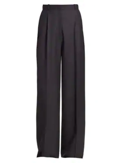 The Row Elin Pants In Black ModeSens