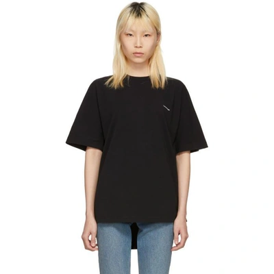 Shop Balenciaga Black Cocoon T-shirt In 1000 Black