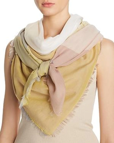Shop Abstract Color Block Scarf - 100% Exclusive In Yellow/multi