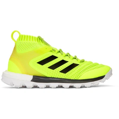 Shop Gosha Rubchinskiy Yellow Adidas Originals Edition Copa Mid Pk Sneakers