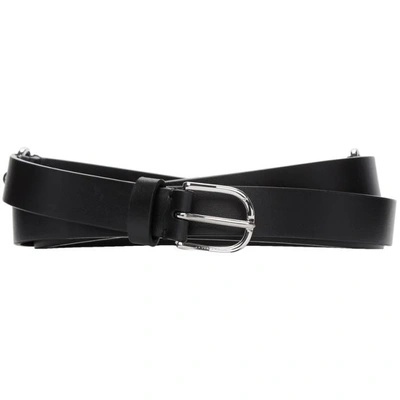 Shop Altuzarra Black Triple Wrap Belt In 001 Black