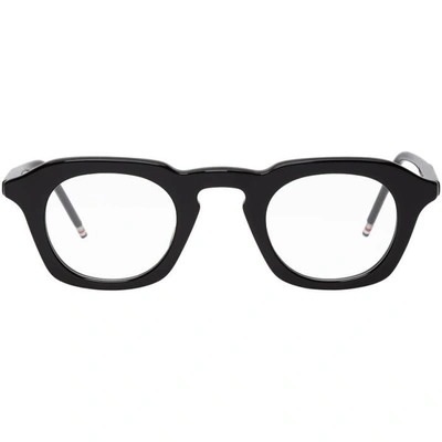 Shop Thom Browne Black Tb-414 Glasses