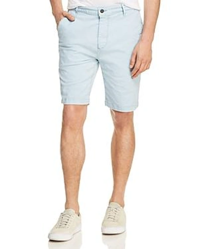 Shop 7 For All Mankind Twill Chino Shorts In Light Blue