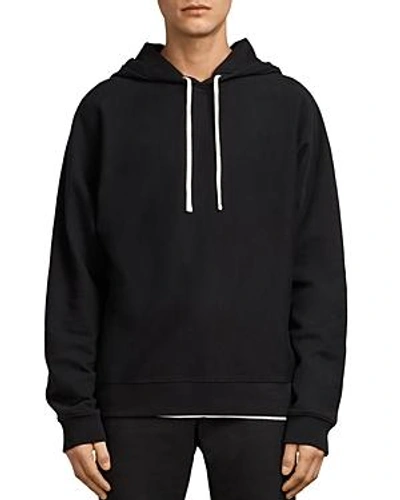 Shop Allsaints Gethian Oth Hoodie In Black