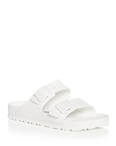 Shop Birkenstock Women's Arizona Eva Essentials Slide Sandals In White