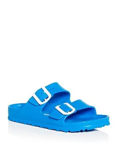 Shop Birkenstock Women's Arizona Scuba Pool Slide Sandals In Blue