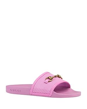 gucci pool slides women's