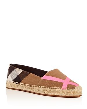 women's hodgeson house check espadrille flats