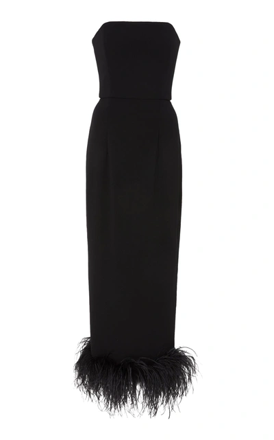 Shop 16arlington Corset Crepe Dress In Black
