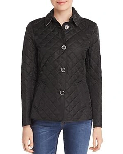 Shop Burberry Copford Quilted Jacket In Black