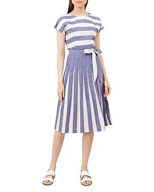 hobbs striped dress