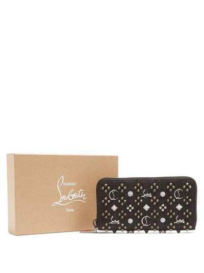 Christian Louboutin - Panettone Embellished Zip Around Denim