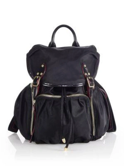 Shop Mz Wallace Marlena Backpack In Black Bedford