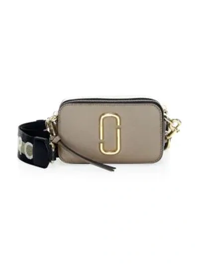 Shop Marc Jacobs Women's The Snapshot Bag In French Grey