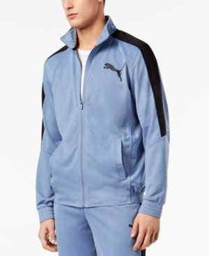 puma track jacket blue
