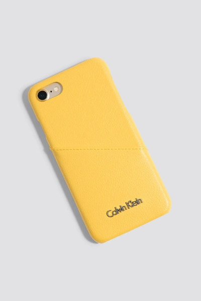 Calvin Klein Frame Iphone 7/8 Cover - Yellow | ModeSens