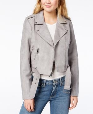 levi's faux suede moto jacket