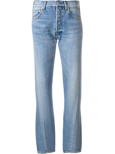 Twisted leg jeans