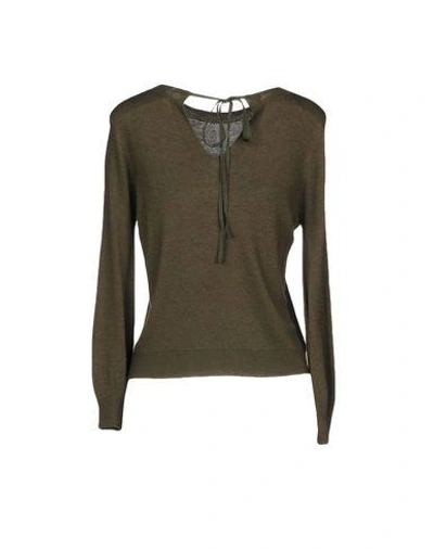 Shop Pinko Jumper In Military Green