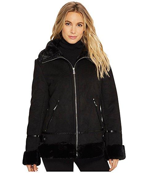 lauren ralph lauren faux shearling moto jacket