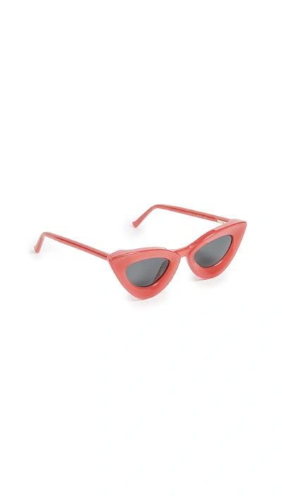 Shop Grey Ant Iemall Sunglasses In Pink/grey