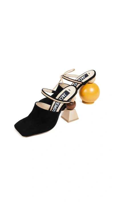 Shop Jacquemus Les Mules Andao Mules In Black