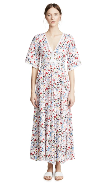 Shop Kos Resort V Neck Maxi Dress In Floral