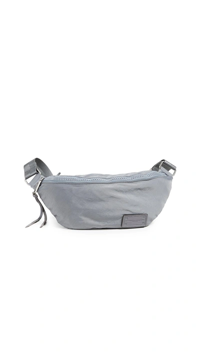 Shop Rebecca Minkoff Nylon Belt Bag In Grey