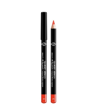 Shop Giorgio Armani Smooth Silk Lip Pencil  06