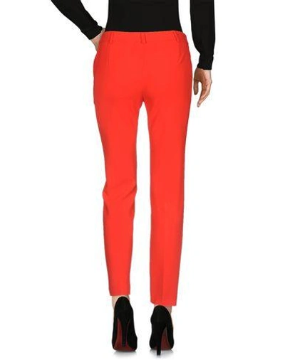 Shop Boutique Moschino Casual Pants In Red