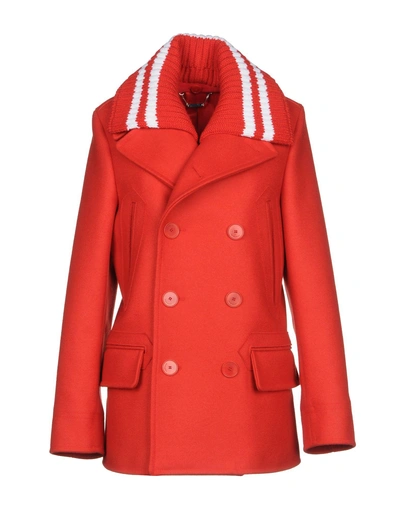 Shop Givenchy Coats In Red