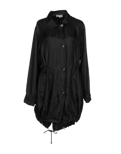 Shop Alberto Biani Full-length Jacket In Black