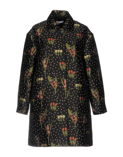 Shop Valentino Full-length Jacket In Black