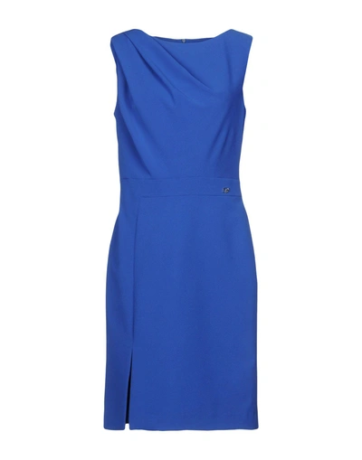 Shop Blumarine Knee-length Dress In Bright Blue