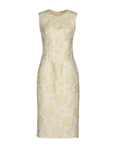 Shop Ermanno Scervino Midi Dresses In White