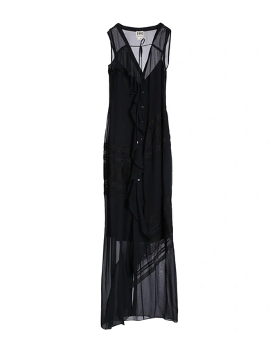 Shop Haute Hippie Long Dress In Black