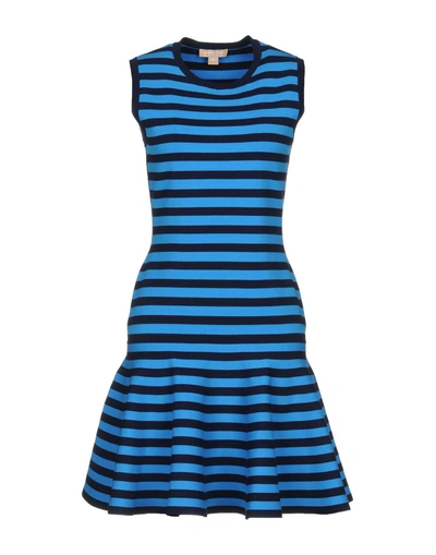 Shop Michael Kors Short Dress In Azure