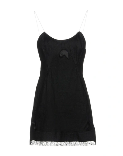 Shop Rochas Short Dresses In Black