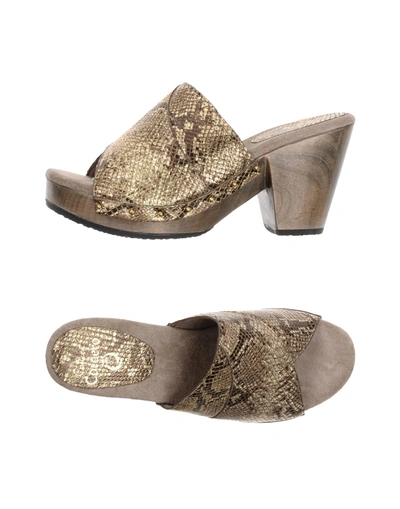 Shop Calleen Cordero Sandals In Gold