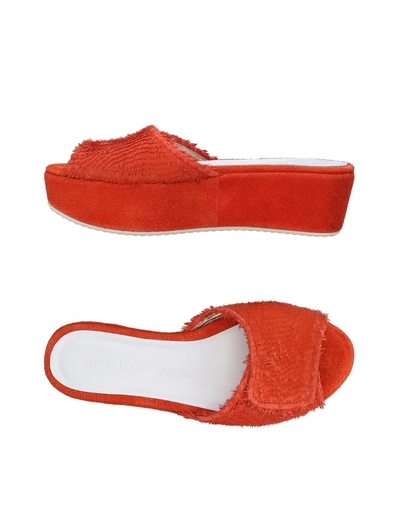 Shop Amélie Pichard Sandals In Orange