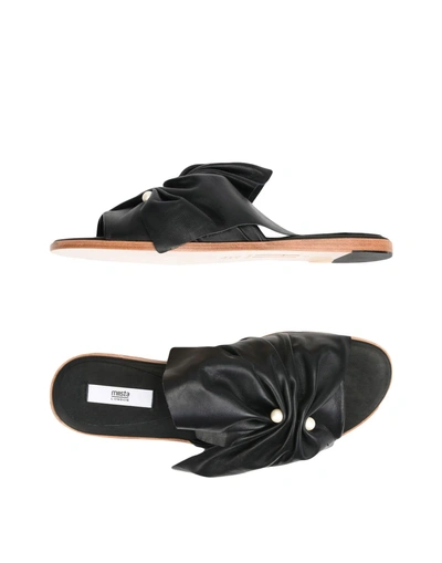 Shop Miista Sandals In Black