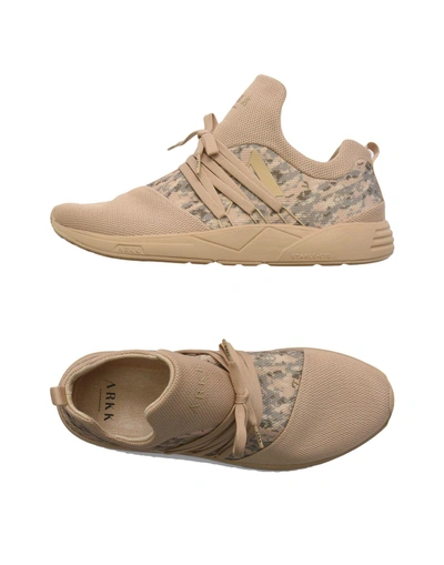 Shop Arkk Copenhagen Sneakers In Sand