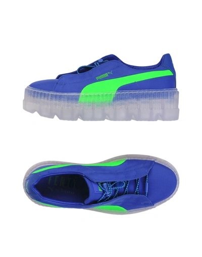 Shop Fenty X Puma Sneakers In Bright Blue