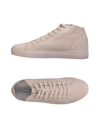Shop Crime London Sneakers In Dove Grey