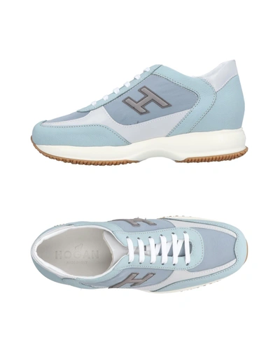 Shop Hogan Sneakers In Sky Blue