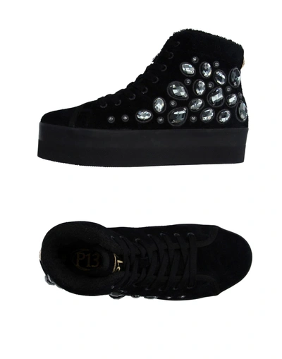 Shop P13 Sneakers In Black
