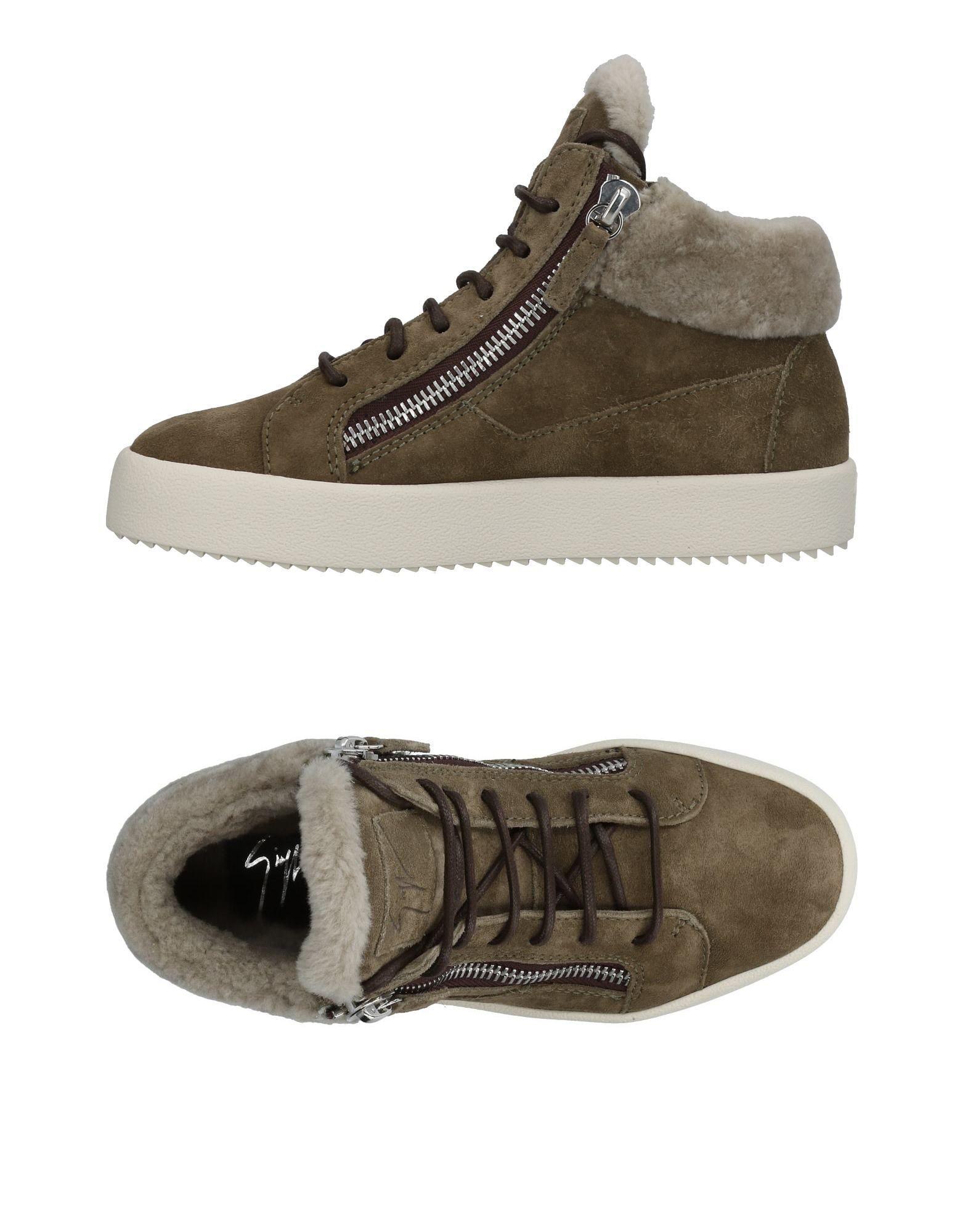 Giuseppe Zanotti Sneakers In Military Green | ModeSens