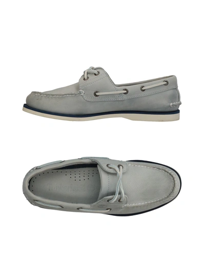 Shop Timberland Loafers In Light Grey