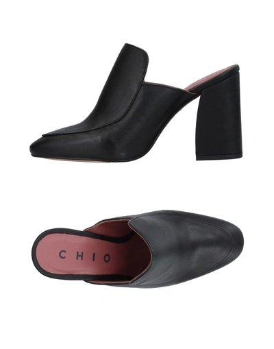 Shop Chio Loafers In Black